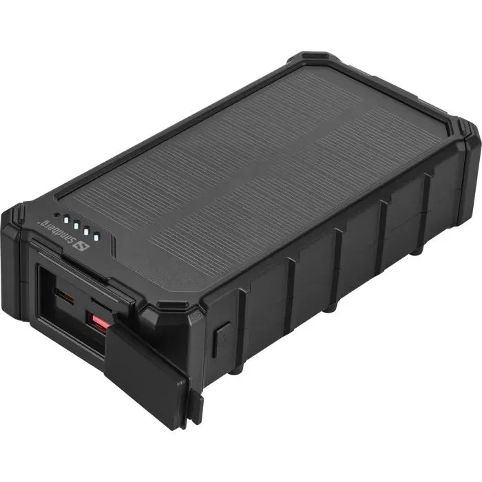Батарея універсальна Sandberg 20000mAh, 22,5W, PD, Solar, CampLED, PowerThrough, IP65 (421-24) зображення 4