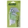 Ключ Alloid вигнутий TORX, 9шт. (HT-0912) зображення 3