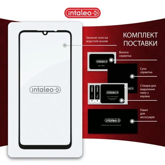 Скло захисне Intaleo Full Glue ZTE Blade A36 Black (1283126635618) зображення 7
