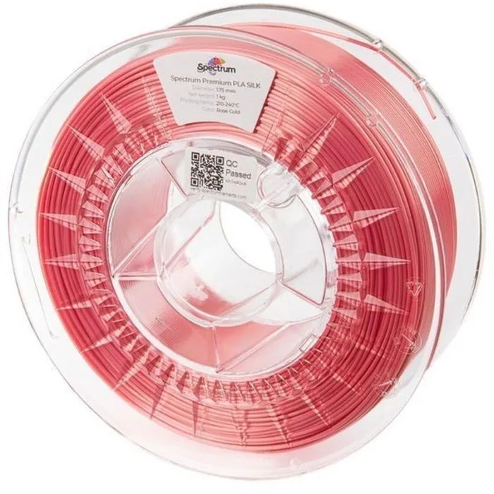 Пластик для 3D-принтера Spectrum PLA Silk 1.75mm 1kg, Gold, Rose (80442)