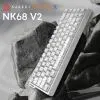Клавіатура Ajazz NacodeX NK68 V2 Red Switch LED USB UA White (NK68-V2-R-S-W) зображення 5