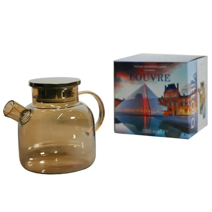 Заварник Vittora Louvre скляний 1500 мл (VT-5506-1500) зображення 2