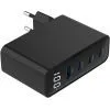 Зарядное устройство Gembird 3xUSB-C PD100W + 1xUSB QC3.0 30W black (TA-UC-PDQC100LCD-01-BK) изображение 4