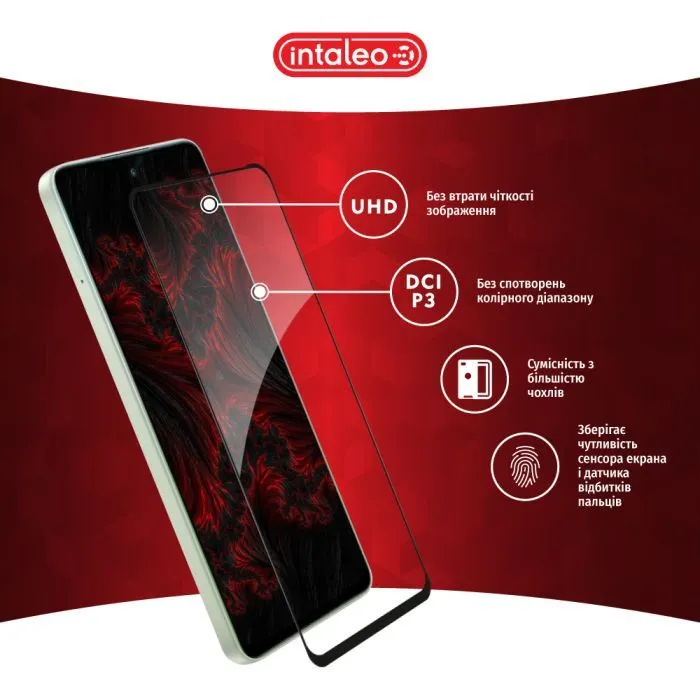 Скло захисне Intaleo Full Glue ESD Oppo A5 Pro 5G Black (1283126623905) зображення 4