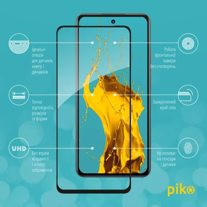 Скло захисне Piko Full Glue ESD Realme C71 Black (1283126627323) зображення 3