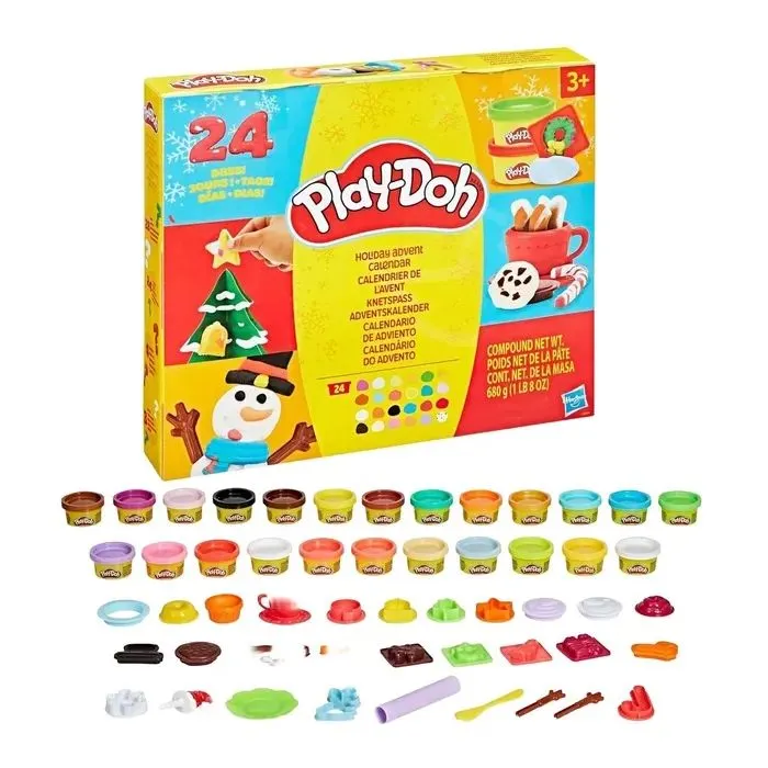Набір для творчості Hasbro Play-Doh Адвент-календар із пластичною масою (G0501) зображення 3