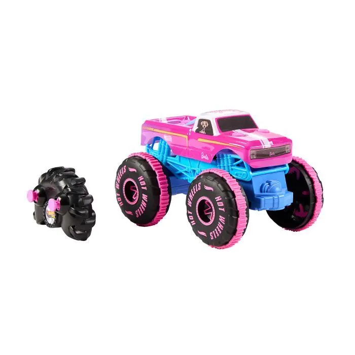 Радіокерована іграшка Hot Wheels Збільшена машинка-позашляховик 1:24 для Barbie (JHW58) зображення 2
