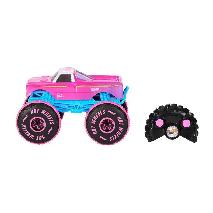 Радіокерована іграшка Hot Wheels Збільшена машинка-позашляховик 1:24 для Barbie (JHW58) зображення 3