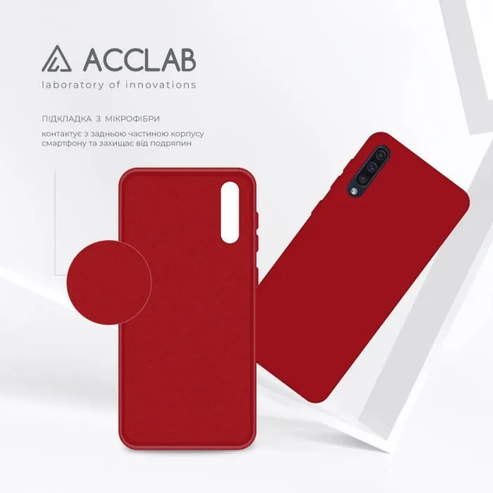Чохол до мобільного телефона ACCLAB SoftShell Samsung Galaxy A50 Red (1283126560620) зображення 5