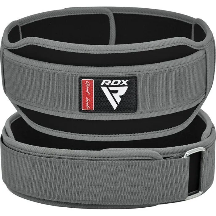 Атлетичний пояс RDX RX5 Double Belt Grey M (WBD-RX5G-M)