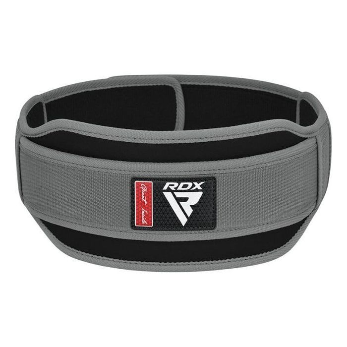 Атлетичний пояс RDX RX5 Double Belt Grey L (WBD-RX5G-L) зображення 3