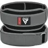 Атлетичний пояс RDX RX5 Double Belt Grey M (WBD-RX5G-M)
