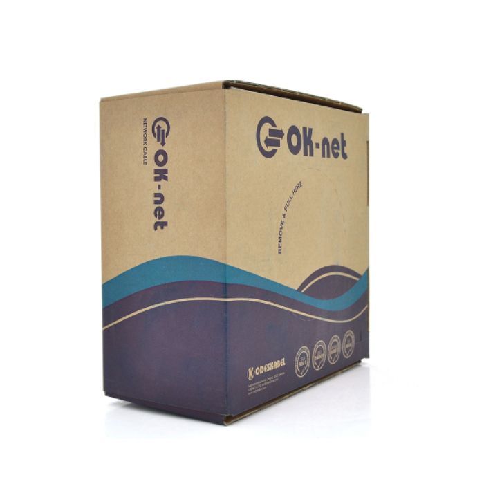 Кабель мережевий U/UTP-cat.5, 4*2*0.51, зовнішній, +трос, 500м OK-Net (КППт-ВП (100) 4*2*0,51 / 500) зображення 2