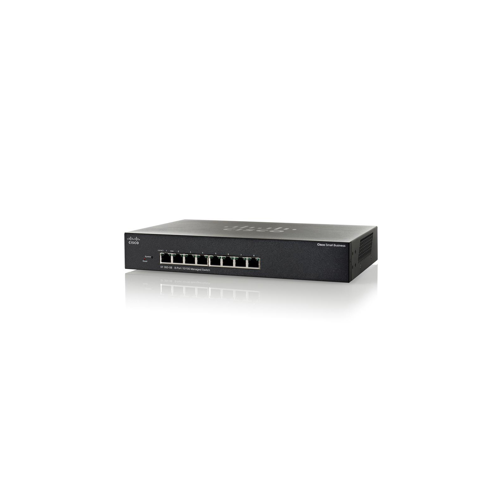 Комутатор мережевий Cisco SF300-08 (SRW208-K9-G5)