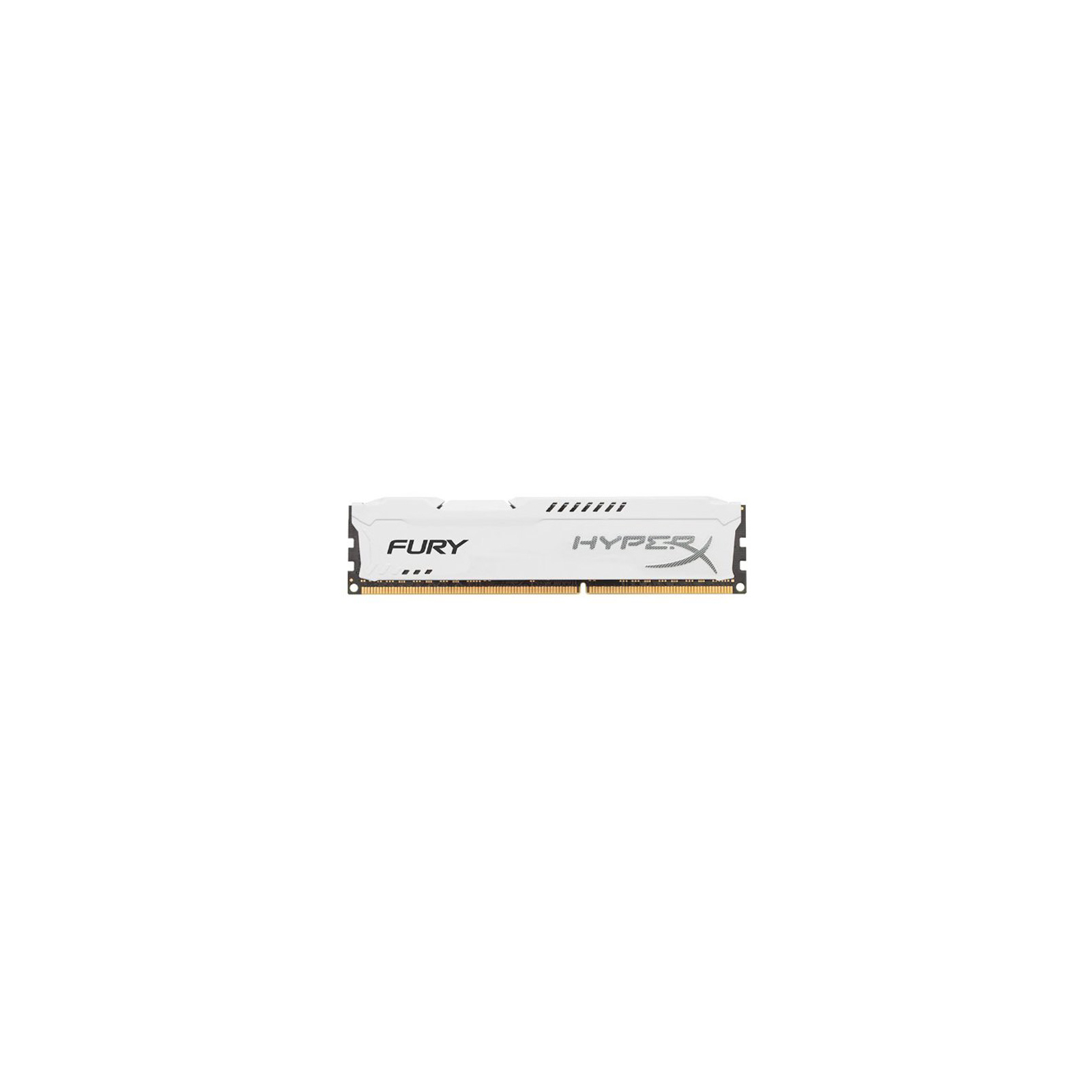 Модуль пам'яті для комп'ютера DDR3 8Gb 1866 MHz HyperX Fury White Kingston Fury (ex.HyperX) (HX318C10FW/8)