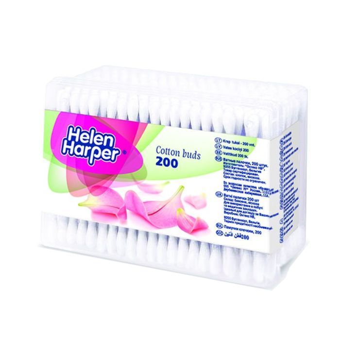Ватні палички Helen Harper 200 шт (5410506119000)