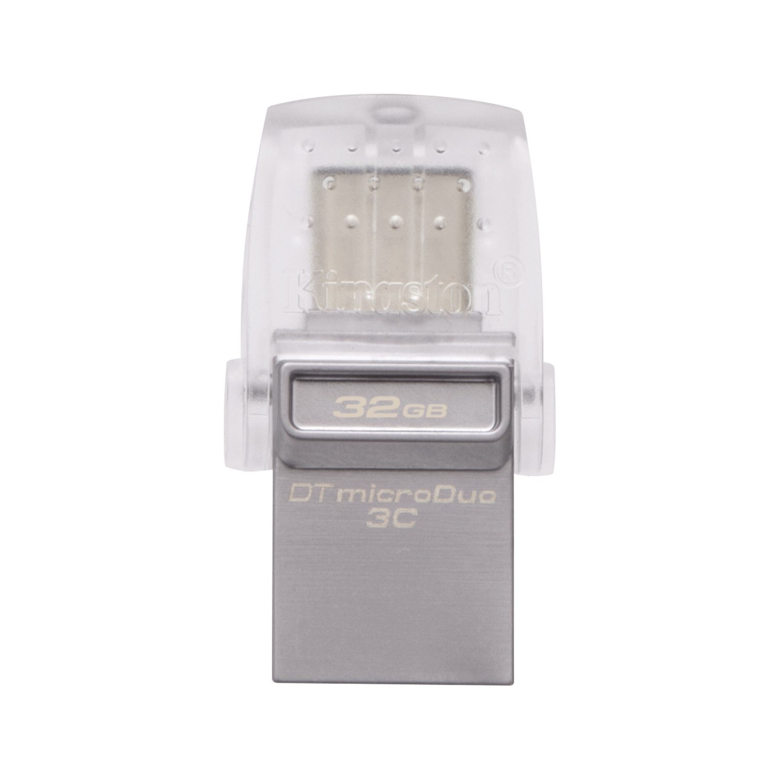 USB флеш накопичувач Kingston 32GB DataTraveler microDuo 3C USB 3.1 (DTDUO3C/32GB)