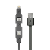 Зарядний пристрій E-power 1 * USB 1A + смарт кабель (EP721HAS) зображення 3