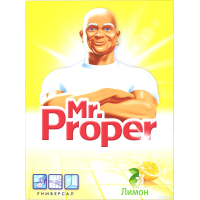 Порошок для чищення ванн Mr. Proper універсальний, Лимон 400г (5413149227101)