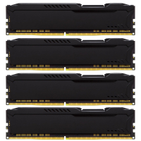 Модуль памяти для компьютера DDR4 64GB (4x16GB) 2133 MHz HyperX FURY Black Kingston Fury (ex.HyperX) (HX421C14FBK4/64) изображение 3