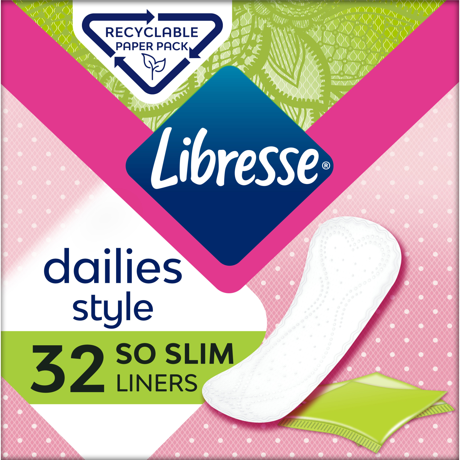 Ежедневные прокладки Libresse Dailies Style 32 шт. (7322540758191/7322540083934)