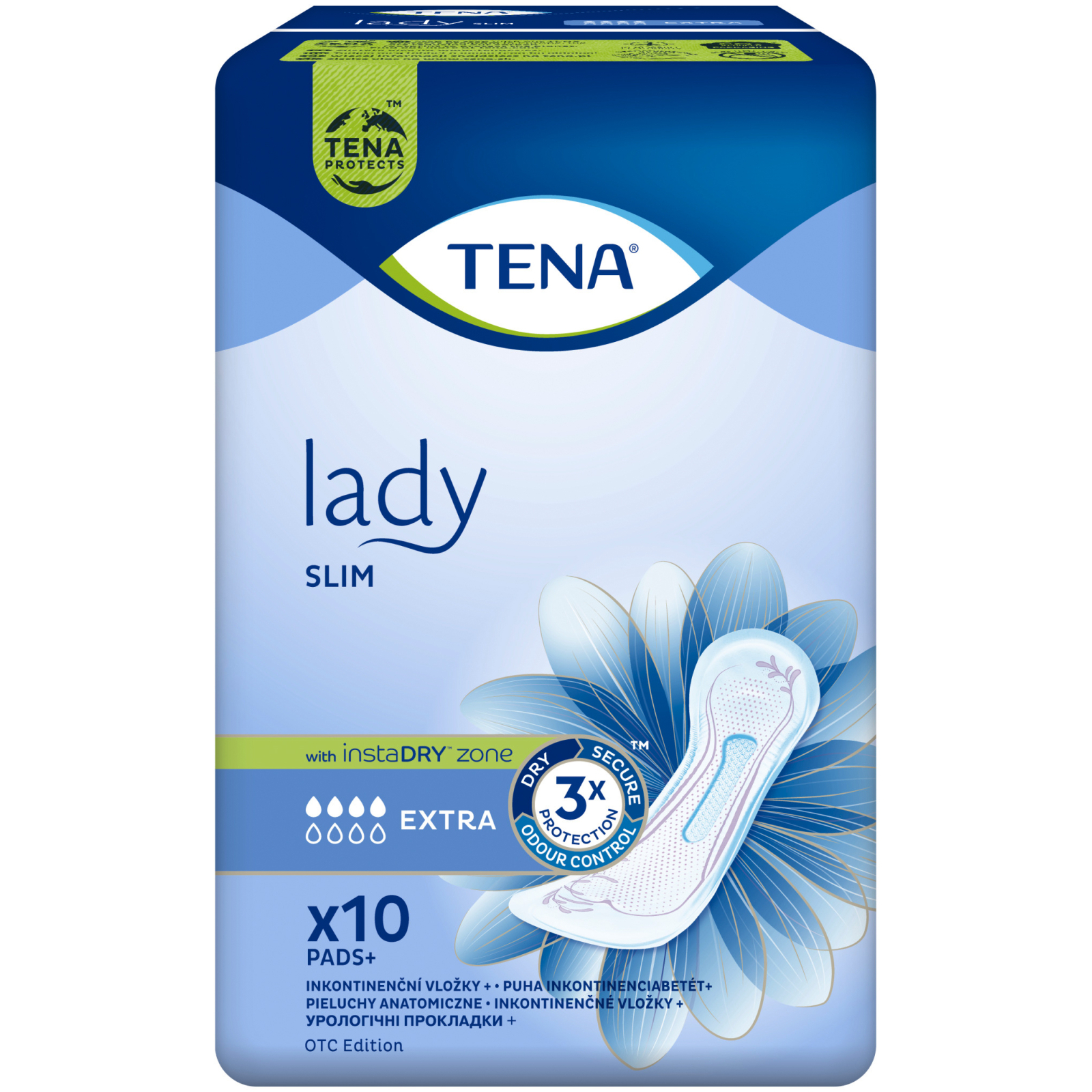 Урологические прокладки Tena Lady Slim Extra 10 шт. (7322540310320/7322541451404) изображение 2