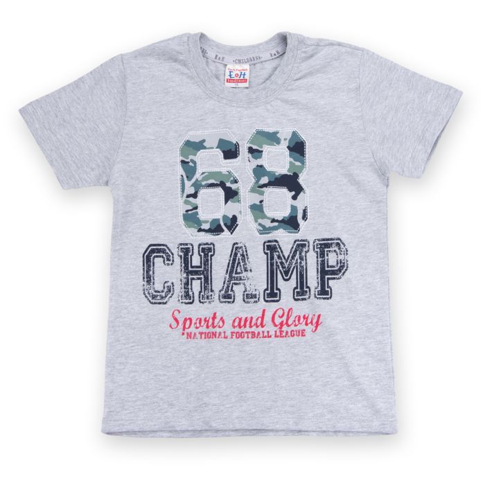 Набор детской одежды E&H "68 CHAMP" (8964-116B-gray) изображение 2