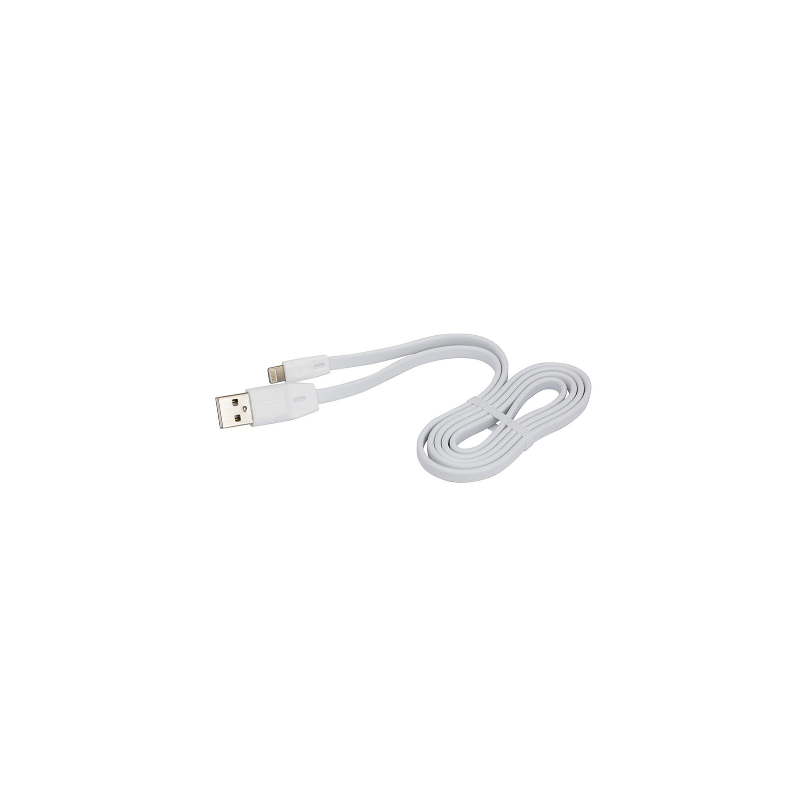 Дата кабель USB 2.0 AM to Lightning 1.0m DC-IP-102TF white Greenwave (R0014162) изображение 2