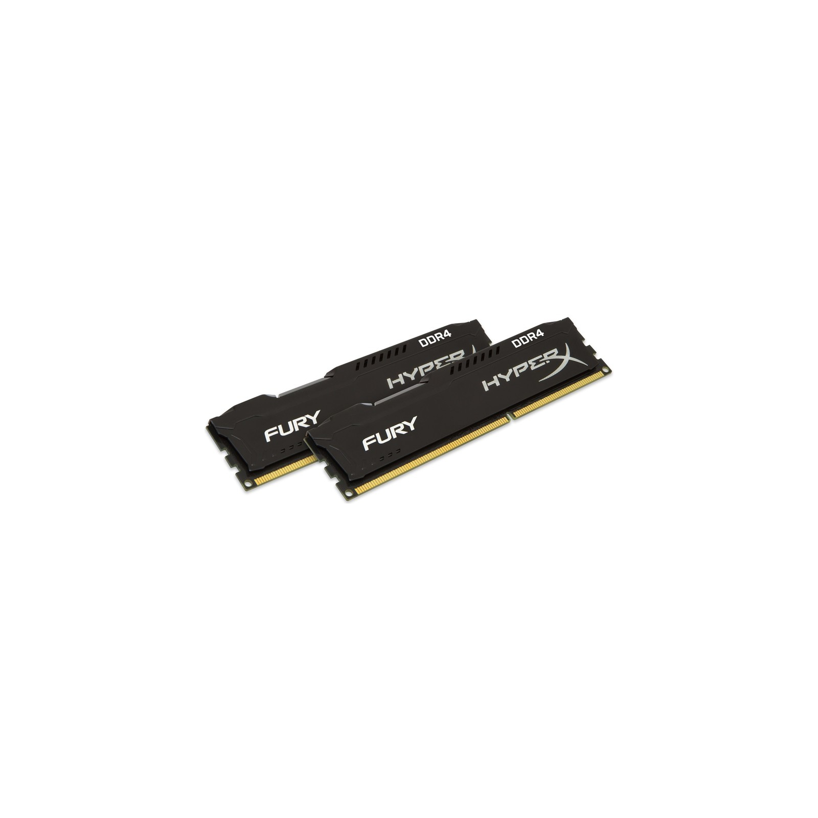 Модуль памяти для компьютера DDR4 16GB (2x8GB) 2666 MHz HyperX FURY Black Kingston Fury (ex.HyperX) (HX426C16FB2K2/16) изображение 2