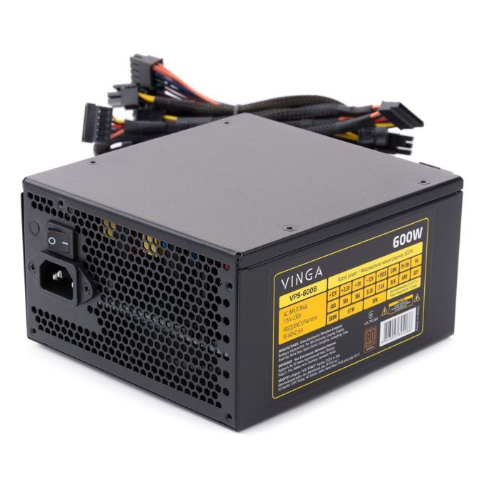 Блок живлення Vinga 600W (VPS-600B) зображення 10