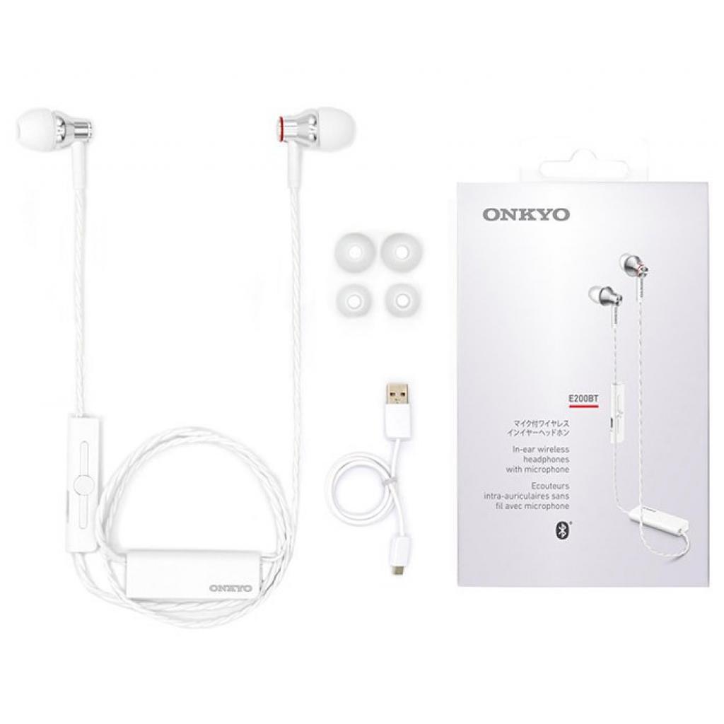 Навушники Onkyo E200BTW Mic White (E200BTW/00) зображення 5