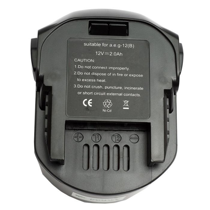 Аккумулятор к электроинструменту PowerPlant для AEG GD-AEG-12(B) 12V 2Ah NICD (B1214G) (DV00PT0024) изображение 2
