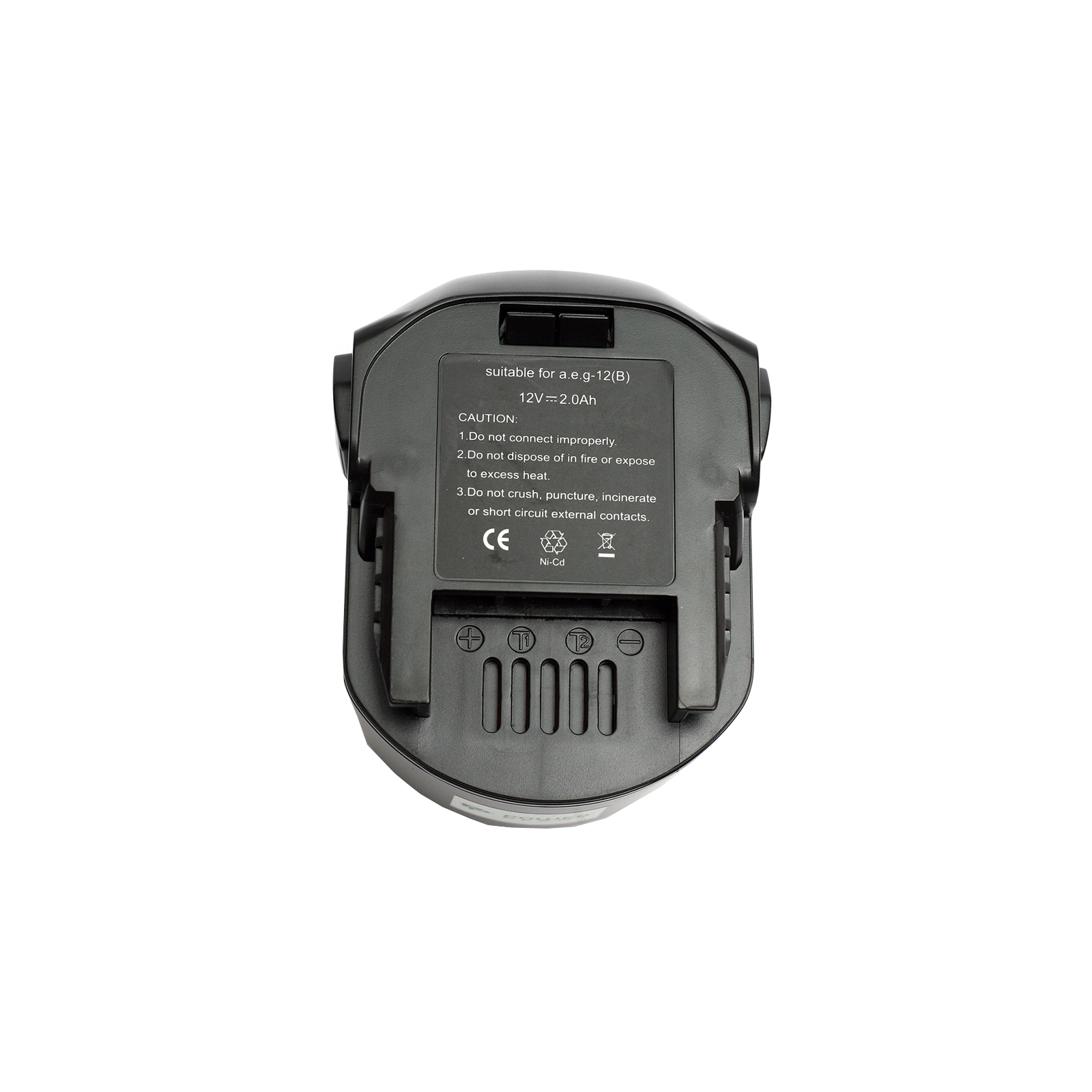 Аккумулятор к электроинструменту PowerPlant для AEG GD-AEG-12(B) 12V 2Ah NICD (B1214G) (DV00PT0024) изображение 2