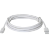 Дата кабель USB 2.0 AM to Lightning 1.0m ACH01-03BH white Defender (87479) зображення 2