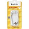 Дата кабель USB 2.0 AM to Lightning 1.0m ACH01-03BH white Defender (87479) изображение 3