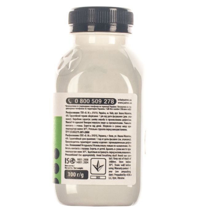 Тонер HP CLJ 1500/3000/4600/CP1215) BLACK 50г Patron (HCS-A-B-050) зображення 3