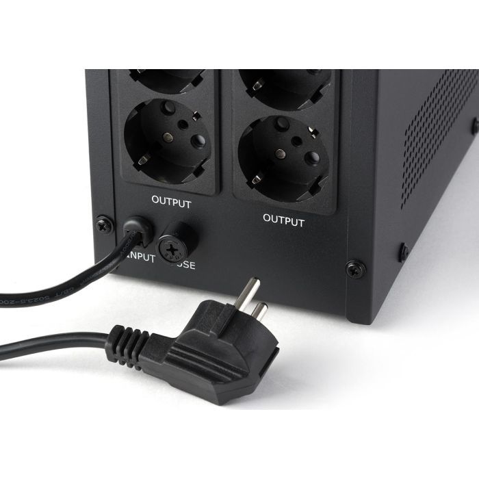 Пристрій безперебійного живлення Vinga LCD 1200VA metal case (VPC-1200M) зображення 8