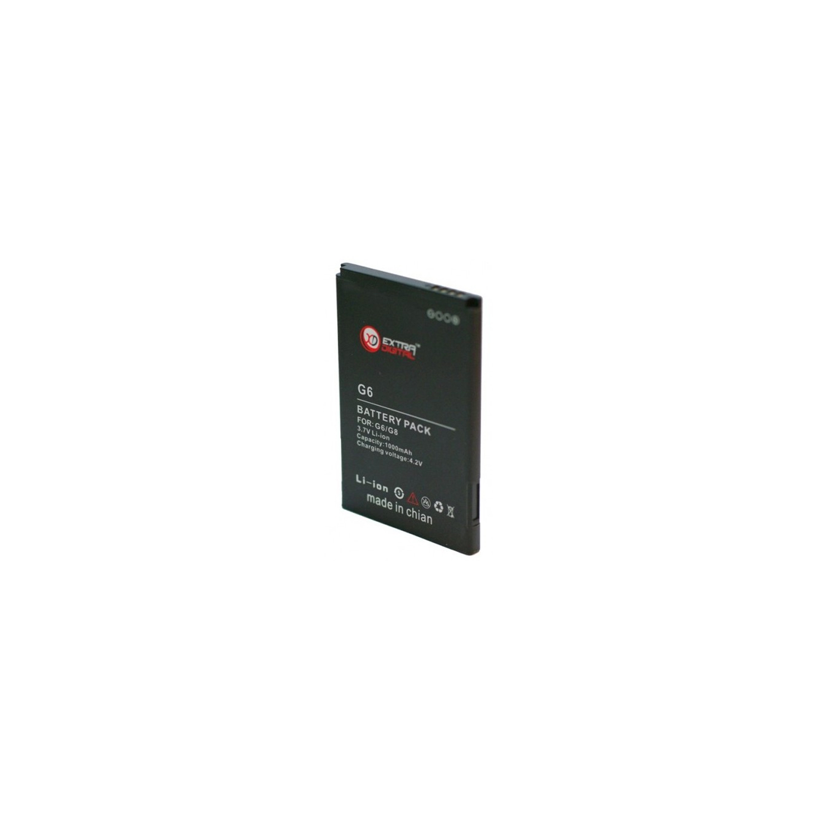 Акумуляторна батарея Extradigital HTC G6 (1000 mAh) (BMH6211) зображення 2