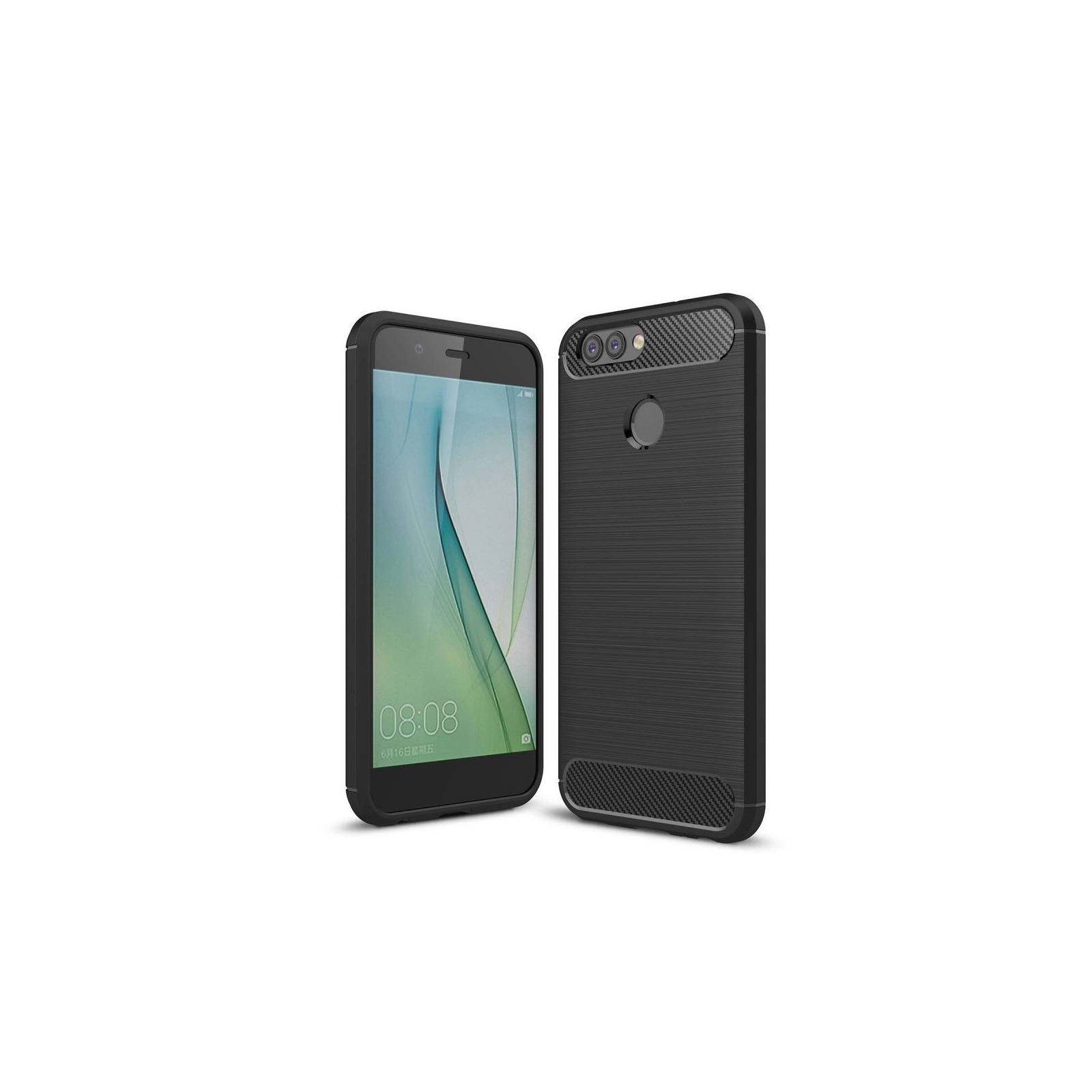 Чохол до мобільного телефона для Huawei Nova 2 Carbon Fiber (Black) Laudtec (LT-HN2B)
