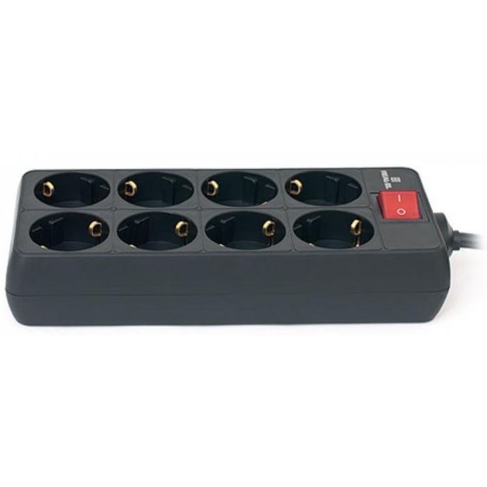 Сетевой фильтр питания REAL-EL REAL-EL RS-8 PROTECT, 1.8m, black (EL122300021) изображение 5
