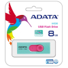 USB флеш накопитель ADATA 8GB UV220 Green/Pink USB 2.0 (AUV220-8G-RGNPK) изображение 3