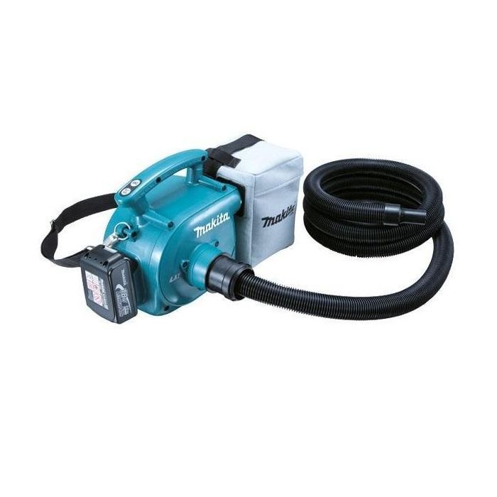 Пылесос строительный Makita аккумуляторный LXT, 18В, 54Вт, 3л (DVC350Z)