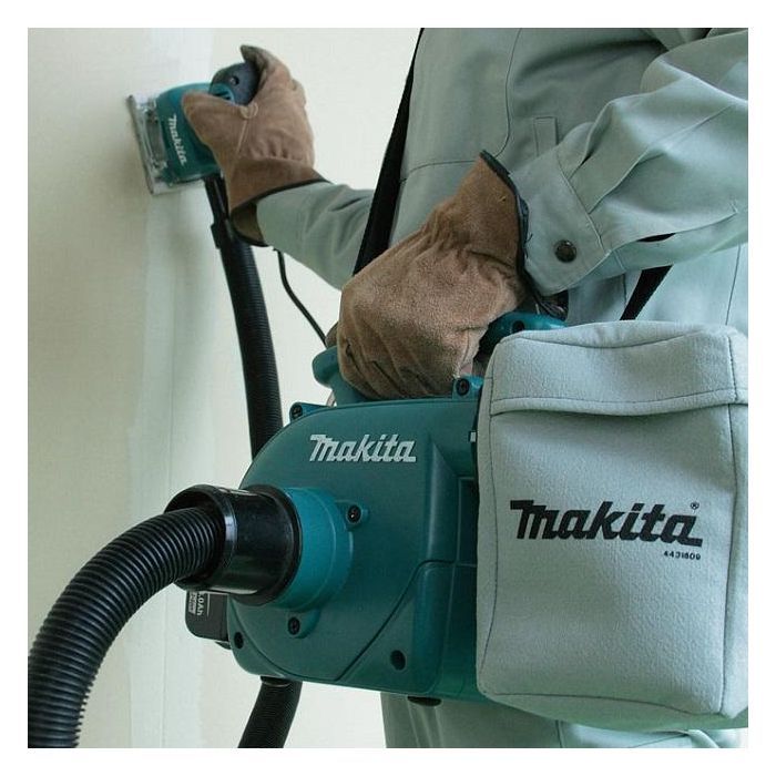 Пылесос строительный Makita аккумуляторный LXT, 18В, 54Вт, 3л (DVC350Z) изображение 3