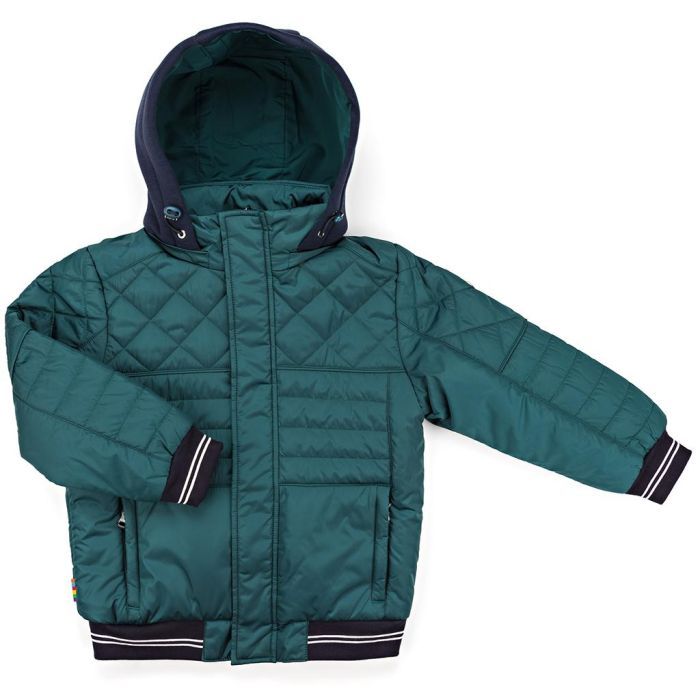Куртка детская Snowimage с капюшоном на манжетах (SICMY-G308-128B-green)