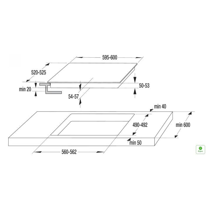 Варочна поверхня Gorenje ECT643BX зображення 7