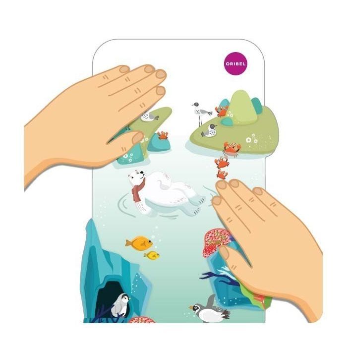 Развивающая игрушка Oribel Настенная Пазл Загадочный аквариум (OR818-90001) изображение 3