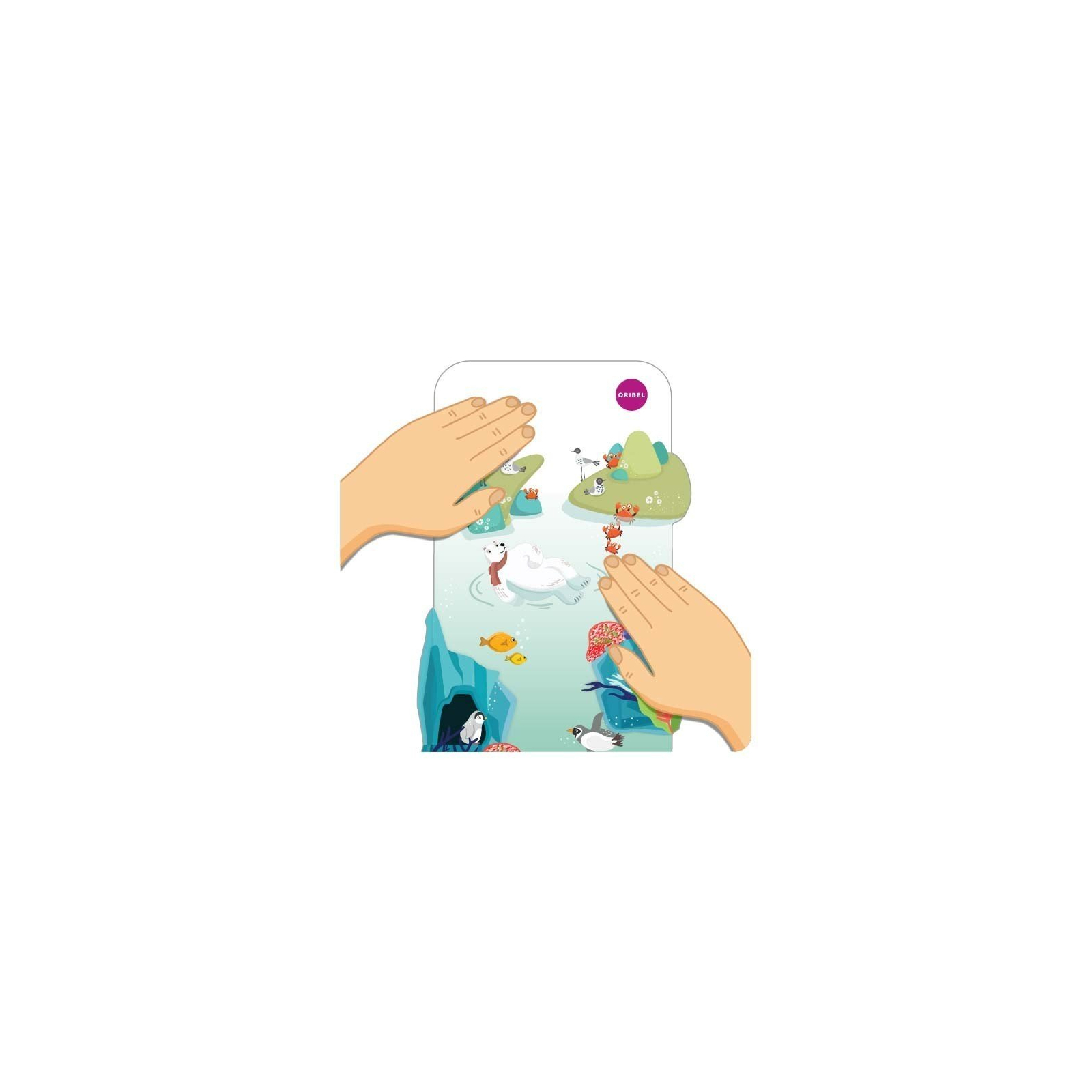 Розвиваюча іграшка Oribel Настенная Пазл Загадочный аквариум (OR818-90001) зображення 3