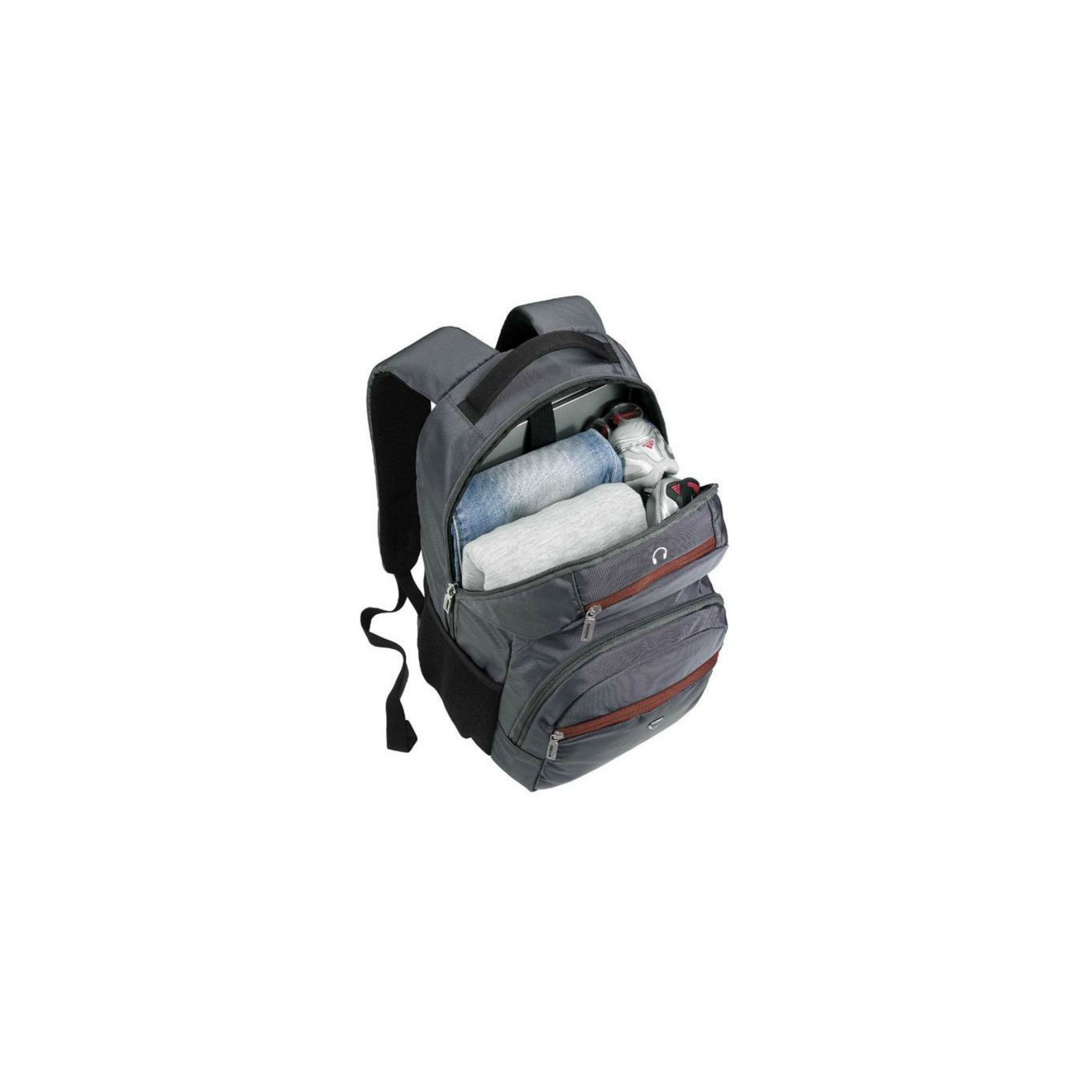Рюкзак для ноутбука Sumdex 16" PON-391 Grey (PON-391GY) изображение 5