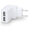 Зарядний пристрій EnerGenie USB 2.1A white (EG-U2C2A-02-W) зображення 2