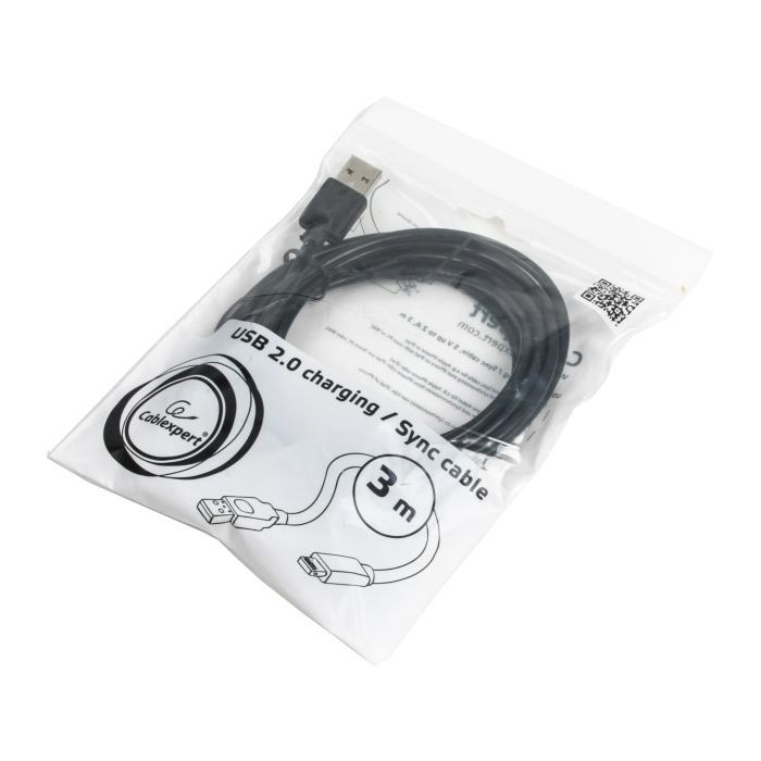 Дата кабель USB 2.0 AM to Lightning 3.0m Cablexpert (CC-USB2-AMLM-10) изображение 2